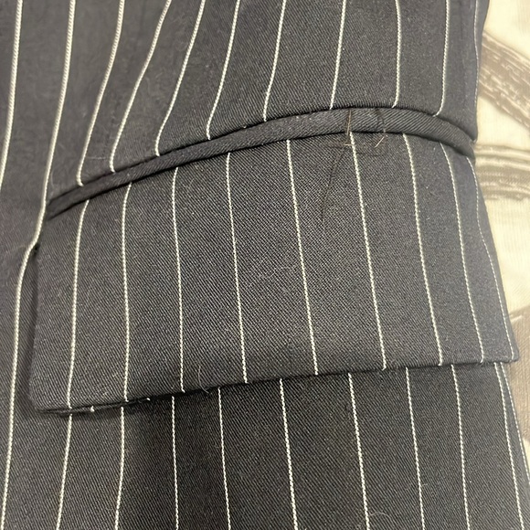 Navy Pinstriped Blazer from Zara - Picture 10 of 16